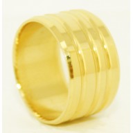 Aliança em Ouro Amarelo 18k com Ótimo Preço